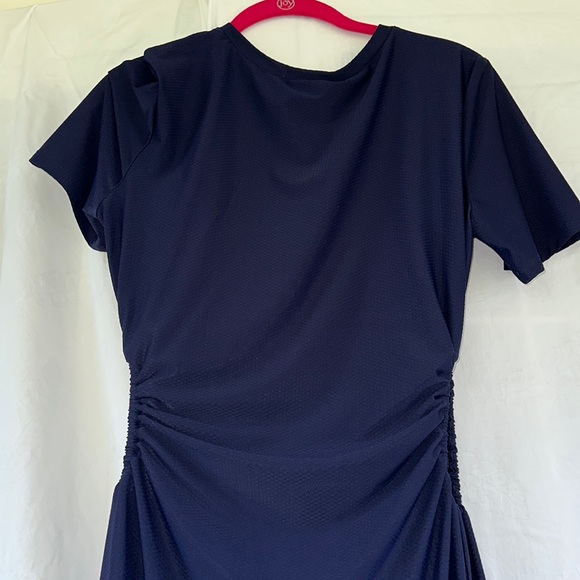 NWT - WAYF Jersey Cutout Knit Dress - Size Medium - Navy - Picture 3 of 13